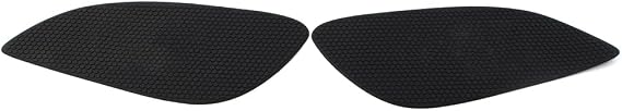Rbanna1 Motorbike Slip Sticker Traction Side Gas Tank Pad Black for Yamaha XSR155