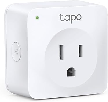 TP-Link Tapo Smart Plug Mini, WiFi Outlet Works With Alexa Echo & Google Home, No Hub Required, Remote Control Appliances From Anywhere, New Tapo APP Needed P100