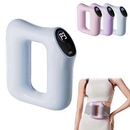 Multifunctional Full-Body Fascia Ring,2025 Upgraded Full-Body Fat Burning and Shaping,Adjustable 3 Modes5 Levels Deep Tissue Vibrations with Portable Design,Ergonomic Electric Fascia Massager Blue