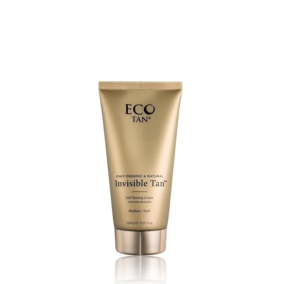 Eco Tan Invisible Tan | Natural Buttery Cream Self Tan | No Orange No Sticky | Organic Avocado & Macadamia | 150ml
