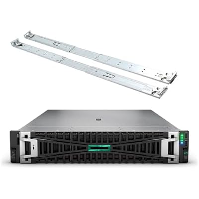 HPE ProLiant DL380 Gen11 2U Rack Server Bundle with Dual Xeon 6430 32-Core 2.1GHz, 256GB DDR5 Memory, 30.72TB Enterprise SATA SSD Storage, RAID, Dual Power, iLO and Rail Kit
