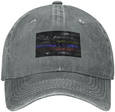 Smoke Style United States Thin Line Red Blue Yellow Flag Baseball Cap for Men Women Hat Adjustable Vintage Cotton Dad Caps