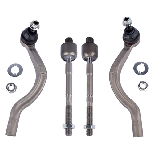673000005 673000006 Outer Inner Tie Rod End Set 4pcs Replacement for Maserati Ghibli Quattroporte S SQ4 2014 2015 2016