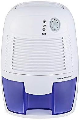 Mini Air Dehumidifier 600ml Compact and Portable for Damp Mould Moisture in Home Kitchen Bedroom Caravan Office Garage Bathroom Basement