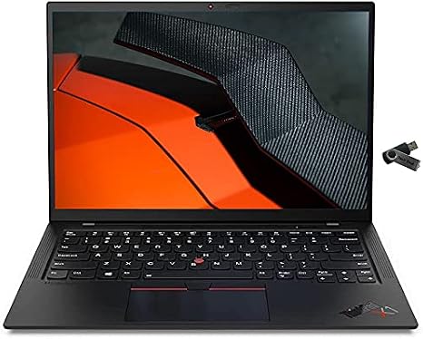 Lenovo Latest ThinkPad X1 Carbon Gen 9 Ultrabook,14.0" FHD Non-Touch Screen IPS 400 nits,i5-1135G7,16GB RAM, 512G PCIe SSD, Backlit Keyboard, Fingerprint Reader, USB-C,Win 11 Pro | TD 32G USB