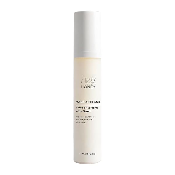 Hey Honey Skincare Make A Splash | Intense Hydrating Niacinamide Aqua Face Serum | Intense Hydration with Anti-aging Benefits | 1.5 Oz