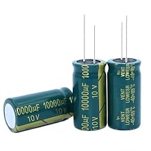10 PCS 10V 10000UF Electrolytic Capacitor, High Frequency Aluminum Electrolytic Capacitors for Refrigerator, TV, LCD Monitor
