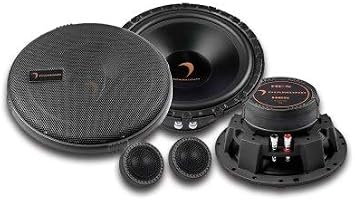 Diamond Audio H65S 6.5" HEX-Series 2-Way Component Car Speaker System with 25mm Silk Dome Tweeters + Free LAB Sticker