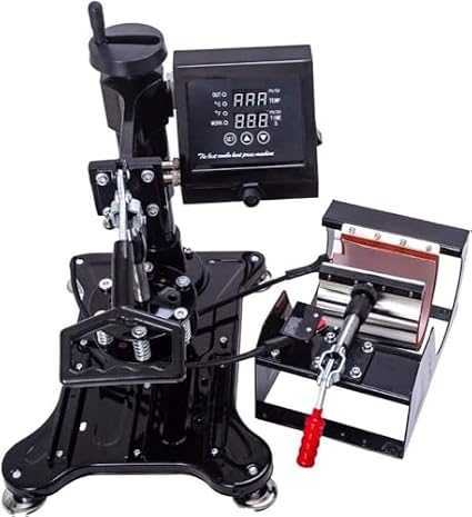 Heat Press Machine,38X38 5 in 1 Combo Heat Press Machine,Sublimation/Heat Press,Heat Transfer Machine for Mug/Cap/T Shirt/Phone Cases (Size : AU)