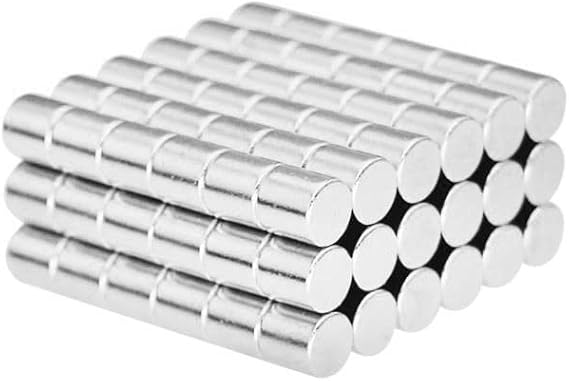 MNS Magneteksan Neodyum Mıknatıs Ø5x5 mm - Yuvarlak Güçlü Mıknatıs 100 Adet