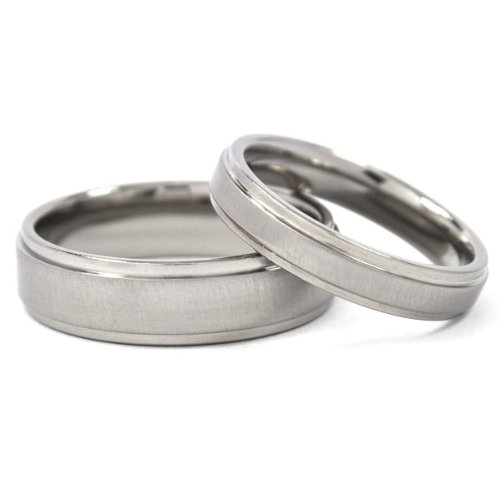 Titanium Ring Sets for Him and Her, Ring Sets, His and Her Rings