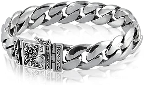 HIGH CLASS - Solid 925 Sterling Silver Bracelet for Men - Sizes 6 to 11