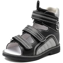 princepard Toddlers Orthopedic Sandals with Ankle and Arch Support,High-top Supportive SMO Shoes for Kids