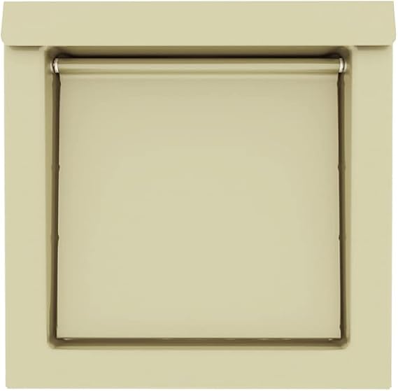 4 Inch Dryer Vent Guard | Dryer Vent Cover Outside | Exhaust Exterior Vent Cover | Bathroom and Dryer Vent Cover | Dryer Vent Covers for Dryer Vent Pipe - (4" - Tan)