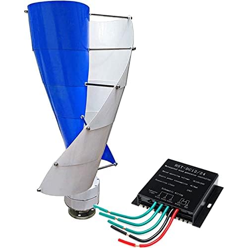 SZYARA 5000W Vertical Axis Wind Turbine, 48V Alternative Energy Generator 220V AC Output Household Complete Kit with Controller