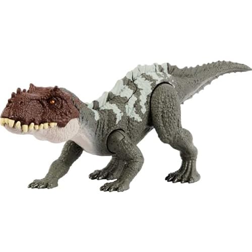 Mattel Jurassic World Strike Attack Dinosaur Toy, Prestosuchus Action Figure with Movable Joints & Single-Strike Motion