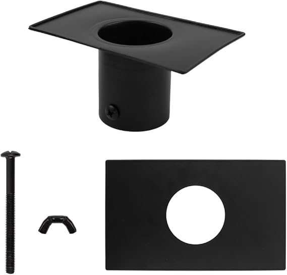 Metal Rain Chain Gutter Adapter with Bolt, Downspout Accessories