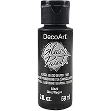Deco Art GLASS PAINT 2OZ BLACK, us:one size