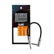 Providence LE501 Patch Cable 6" S/L Plug (Straight/L Type), Black