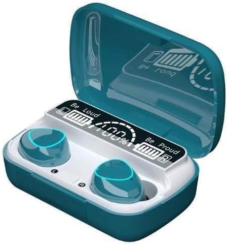 Wireless Earbuds, Bluetooth 5.1 Earphones Auto Pairing Bluetooth Headphones True Wireless Stereo HiFi Headphones for Running Sports in-Ear with Smart LED Display Charging Case/Box