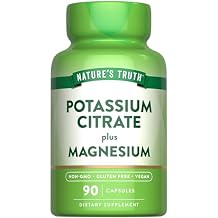 Nature's Truth Potassium Magnesium Citrate Capsules | 90 Count | Vegan, Non-GMO & Gluten Free Supplement
