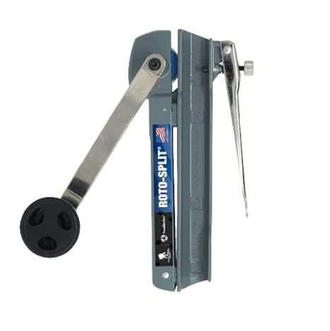 Southwire Automatic Roto-Split Wounded Warrior Cable Cutter - Cuts AC, MC, BX, HCF Cables - Self-Tightening Blade System - Built-In Storage - Ergonomic Handle