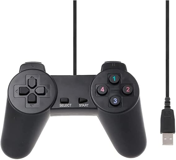 Wired USB Game Controller Gamepad Joystick For Wired Game Controller USB Game Controller Compatible with Windows/SwitchPC/MAC Controller Analog Controller for Snes Game Compatible black