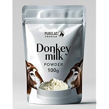 Magichood PURELAC 100% NATURAL Dried Donkey Milk Powder | 100gm (3.5 Oz) Pack |