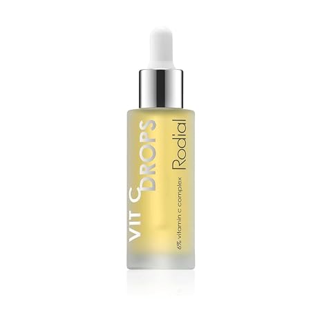 Rodial Vitamin C Booster Drops Serum 30ml Vitamin C Face Serum for Brightening & Radiance, Lightweight Facial Serum to Even Skin Tone & Glow, Skin Booster