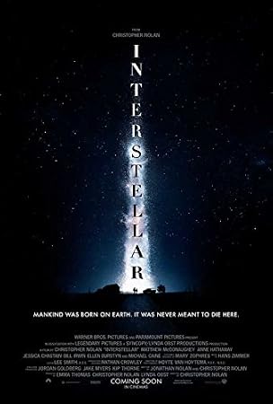 Interstellar Movie Poster 27 x 40 Style E 2014 Unframed