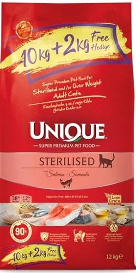 Unique Adult Cat Sterlised With Salmon 10+2 Kg