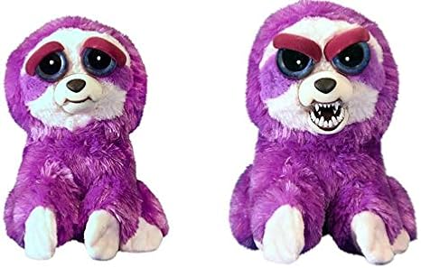Feisty Pets Plush Purple Sloth-Lightningbolt Lucy