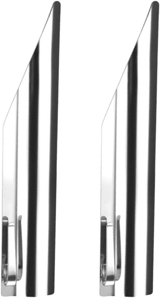 MAGICLULU 2Pcs Stainless Steel Crumb Scraper Tabletop Crumber Tool for Restaurant and Home Use Portable Kitchen Food Scraper for Servers and Bartenders