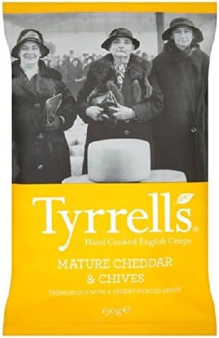Tyrrell's Cheddar & Chives Chips 150g
