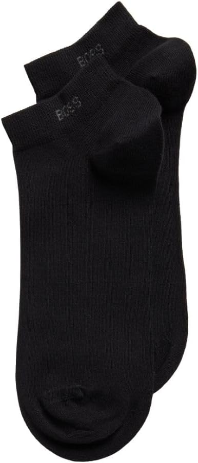 BOSS Men's 2-pack Solid Cotton Ankle Sock