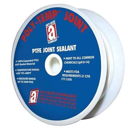 Anti-Seize Technology 28014, Poly-Temp 1/2" x 15' Joint Sealant PTFE, Pack of 3 pcs
