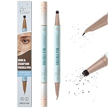 2-in-1 Dual Ended Microblading Freckle Pen & Freckle Stamp,Waterproof Freckle Stamp & Precise 15Tip for Natural Lifelike Freckle Makeup,Perfect Make up,Last 24Hrs.