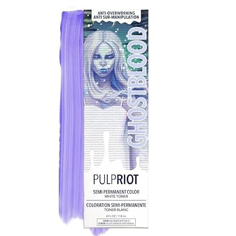Pulp Riot Semi Permanent Hair Color Lasts Up To 40 Washes, Long-Lasting Vibrancy, Anti-Overworking Formula, Vegan, Conditioner-Based, 4oz Tube