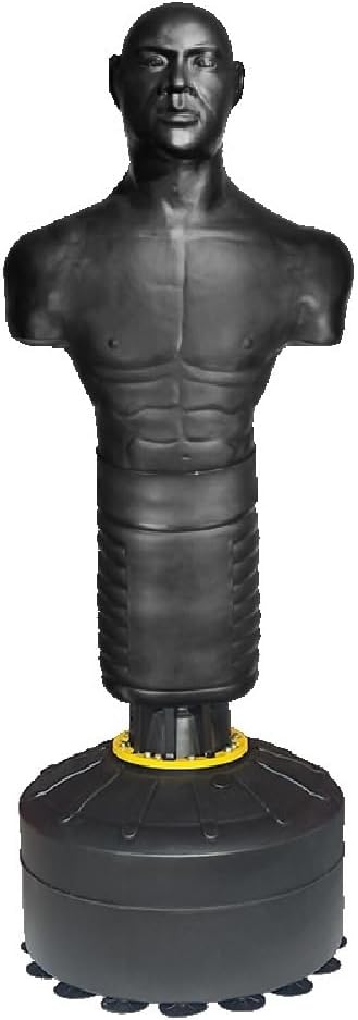 Freestanding Human-Shaped Punching Bag, Heavy-Duty Silicone Dummy for Boxing, Kickboxing & Martial Arts Training with Stable Base