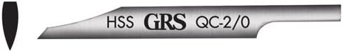 GRS Tools 022-401 Onglette QC Graver High Speed Steel Size # 1