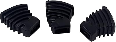 3Pcs Drum Rack Feet for Cymbal Stand Durable Rubber Pads for Percussion Parts S Black Enhance Stability Friction for Drumming Performance
