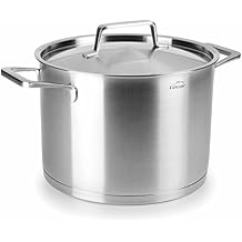 Lacor 45122 Foodie Stock Pot with Lid, Silver