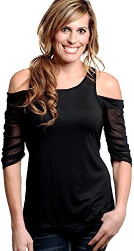 Sleevey Wonders Womens 34 Length Slip-On Mesh Sleeves Sheer Reversible Arm Cover Up, Cooling Shrug Bolero for Dresses