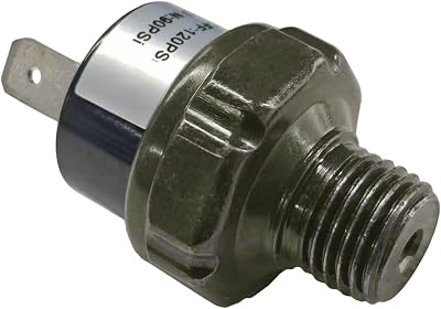 90-120 PSI Air Pressure Switch, 14 NPT Thread Air Compressor Pressure Switch, DC 24V 12V Pressure Switch, 90 PSI Air HornTank Pressure Switch 90-120PSI