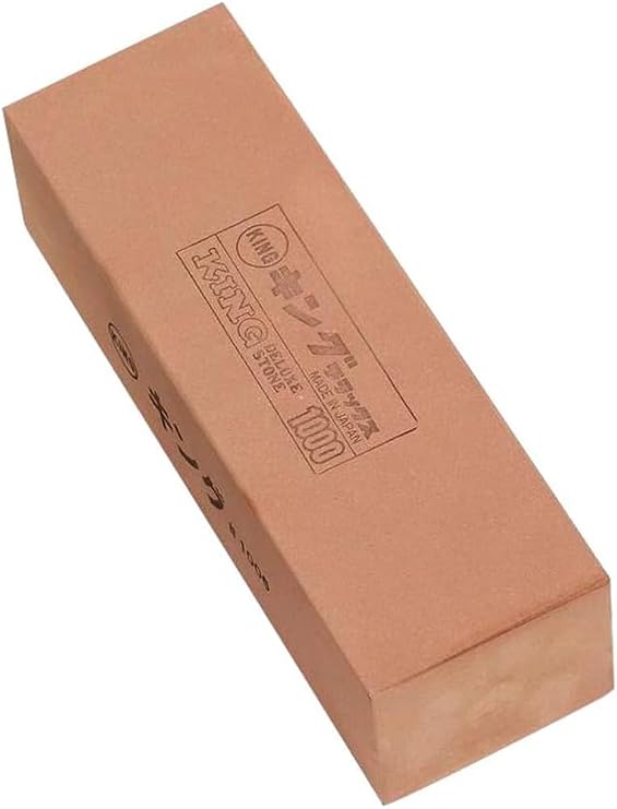 King Medium Grain Sharpening Stone- #1000 - M (8-1/4" (Long) X 2-3/4" (Wide) X 2-1/4" (High)