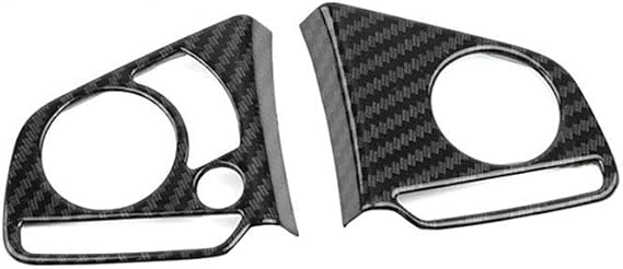 MAXMILO for CR-V Carbon Fiber Steering Wheel Trims Inner Wheel Button Decoration Cover for Honda CRV 2017 2018 2019 2020 2021 (Steering Wheel Button Cover)