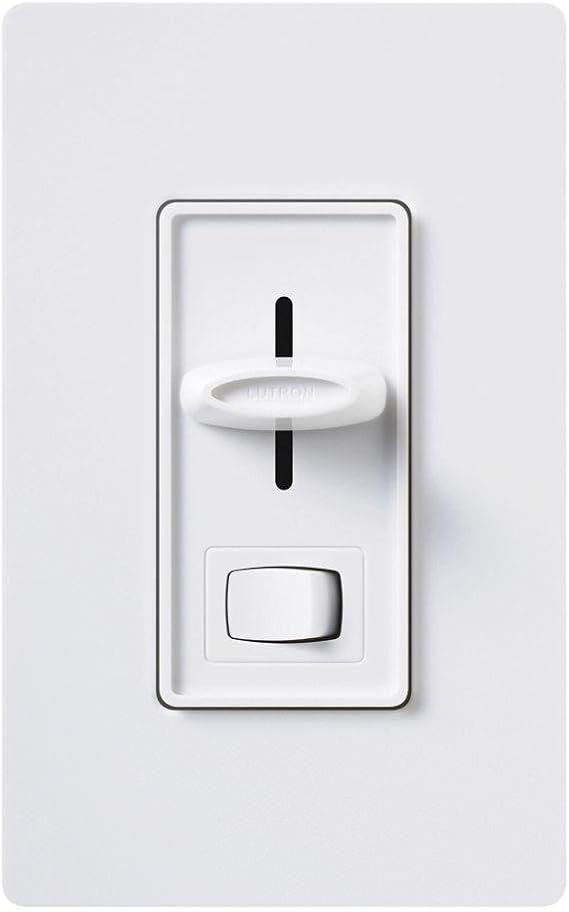 Lutron SELV-300P-WH Skylark Electronic Low-Voltage Single-Pole Dimmer, White