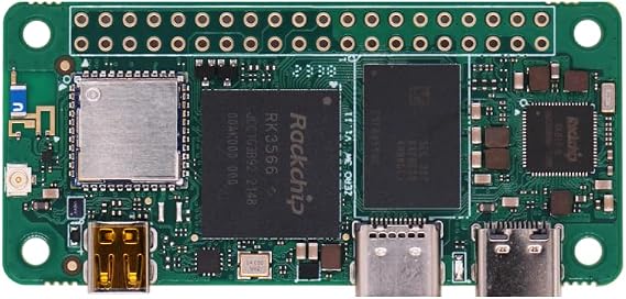 Radxa Zero 3W,RK3566,1080P HDMI, WF6 BT5.4,Single Board Computer (Radxa Zero 3W 2GB with GPIO)