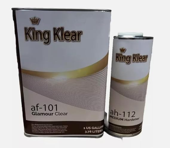 High Solid Glamour Clear Gallon Kit With Medium Activator