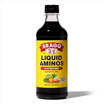 Bragg Liquid Aminos All-Purpose Seasoning - 16 fl oz - Gluten-Free Soy Sauce Alternative - Perfect for Stir-Fries and Cooking at Home